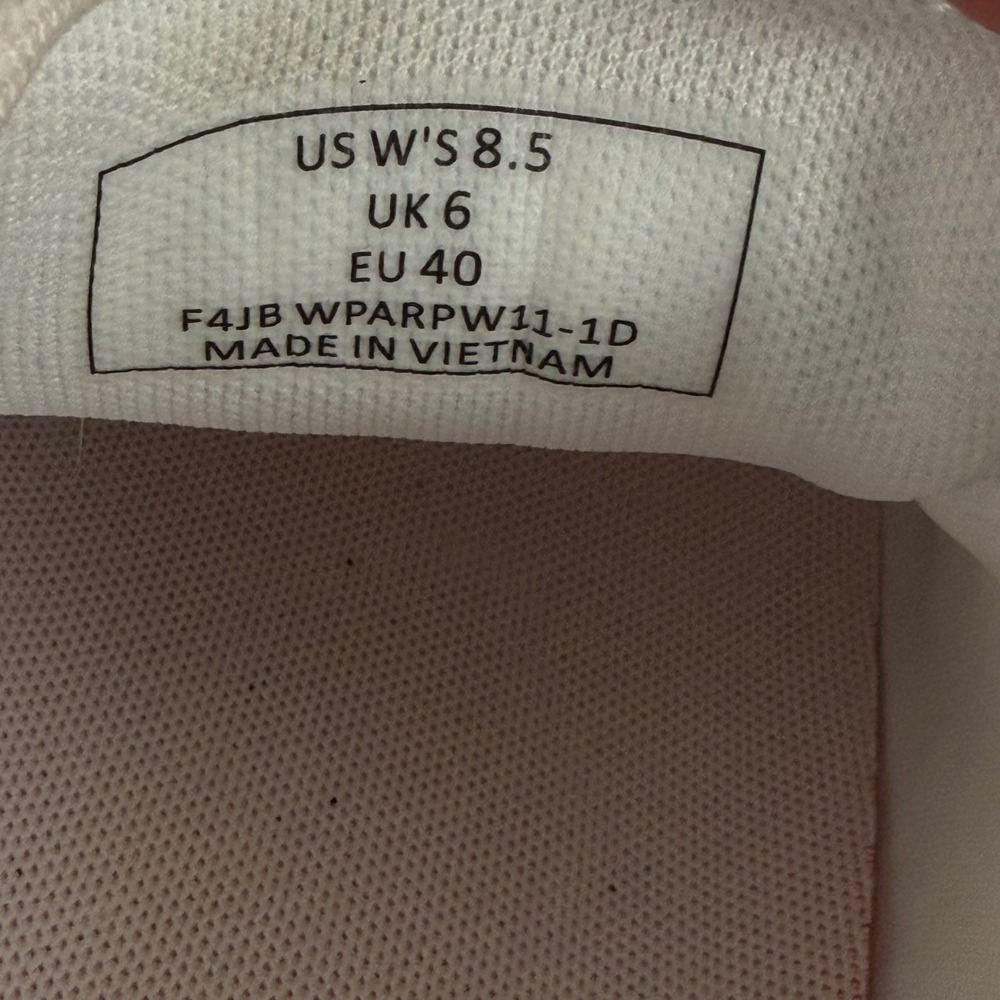 Kizik Lima Hands Free Slip On Sneakers White Pearl Mesh Womens Athletic Shoes - Picture 10 of 11